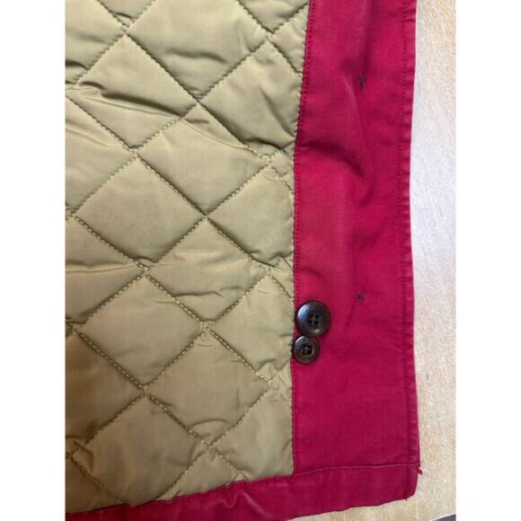 Vintage LL Bean Barn Jacket RED Medium - Picture 11 of 11
